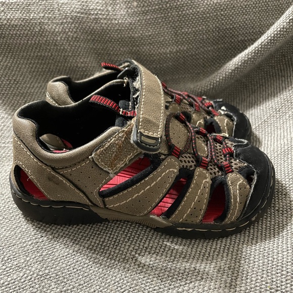 🔴🔴Toddler Boy Little Kids Beaver Creek Leather Sandals - Picture 2 of 8